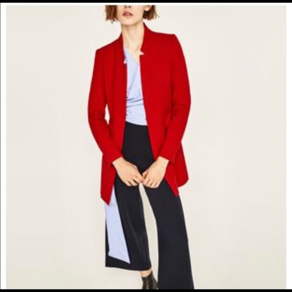 Zara Red Coat